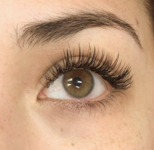 Classic lash extensions in Edmonton applied at Renée Beauté