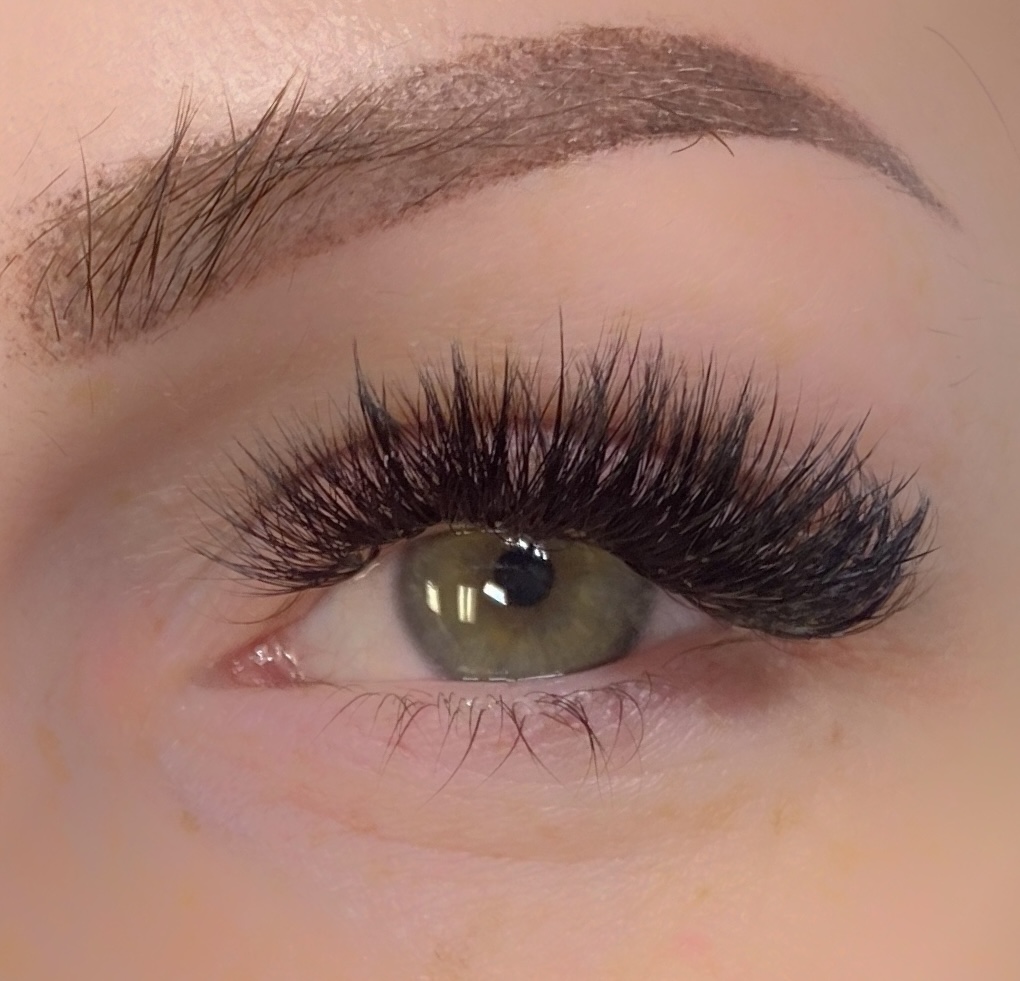 Volume lash extensions in Edmonton at Renée Beauté lash studio
